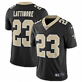 Nike Saints 23 Marshon Lattimore Black Vapor Untouchable Limited Jersey Dzhi,baseball caps,new era cap wholesale,wholesale hats